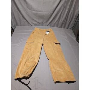 North Face Utility Cord Pants Womens 4 Relaxed Fit Cargo‎ Pockets New